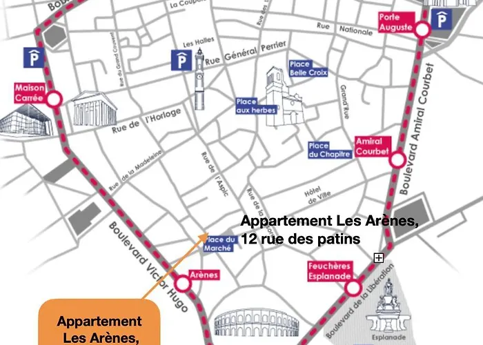 公寓 Les Arenes, 1 A 6 Personnes En Centre *